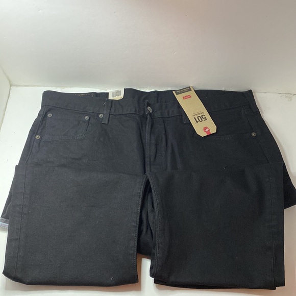 Levi’s 501 men’s black denim jeans - Picture 2 of 4